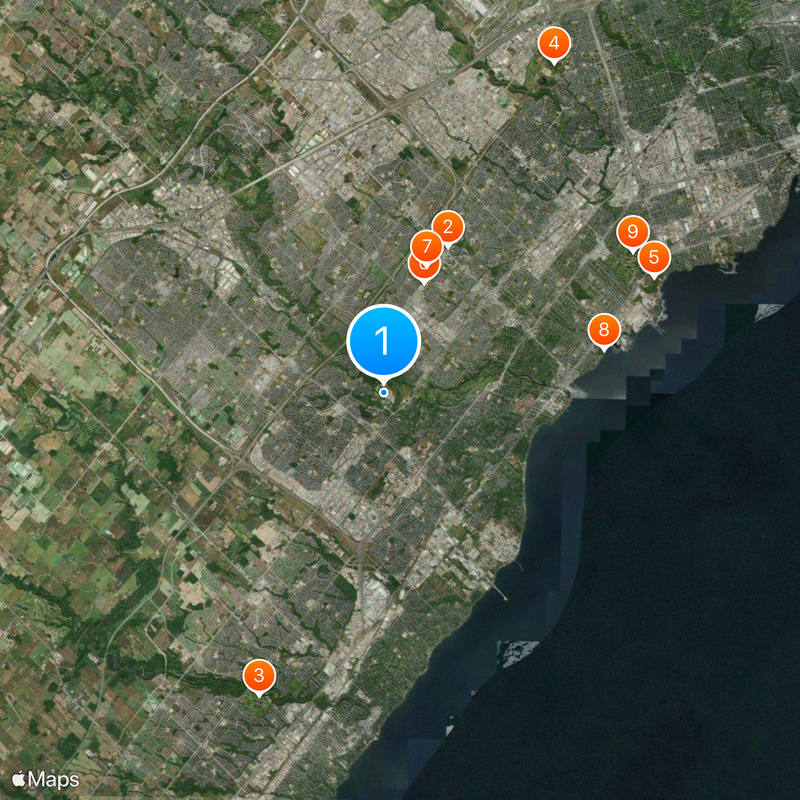 University of Toronto Mississauga Mapa