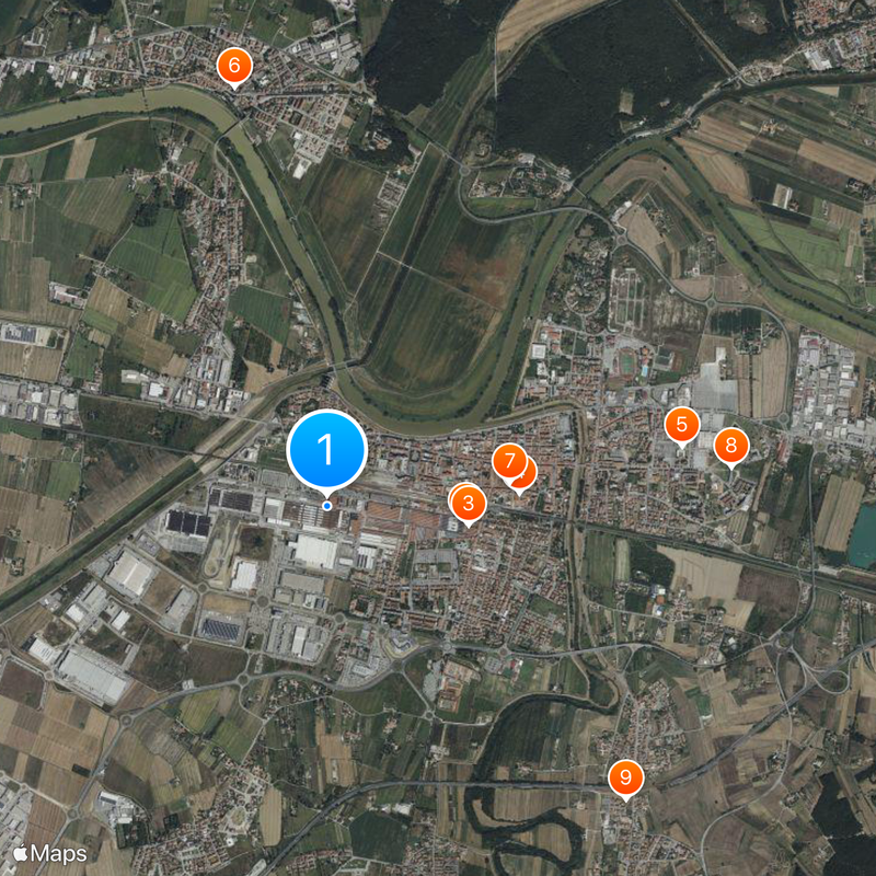 Piaggio Map