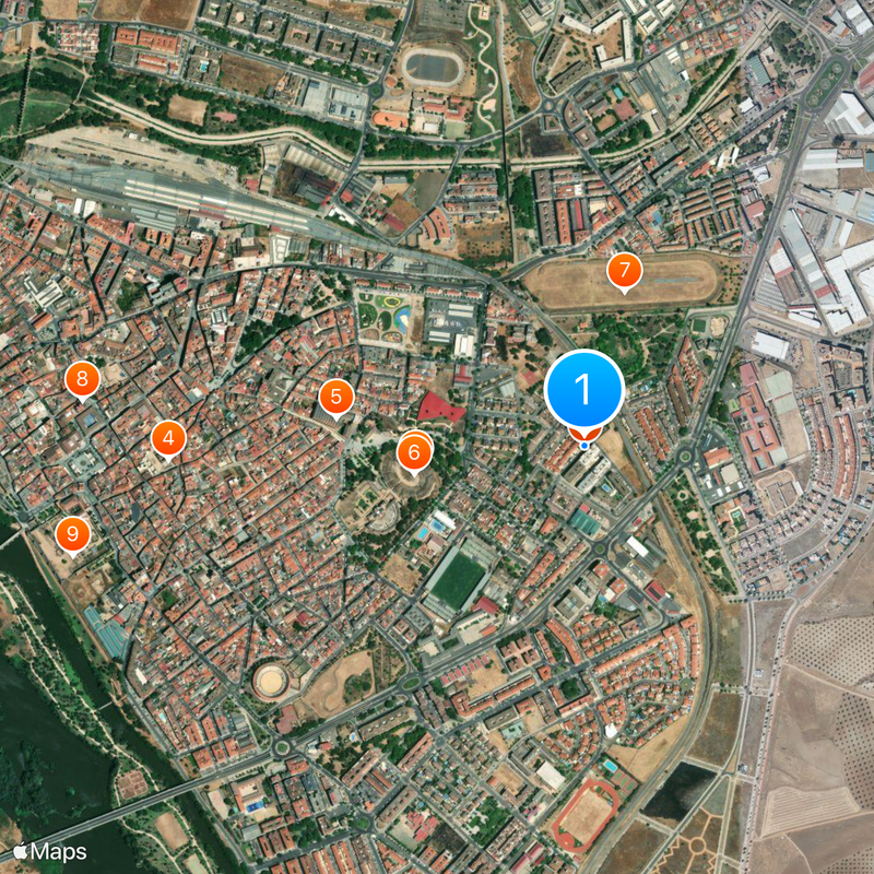 Emerita Augusta Kaart