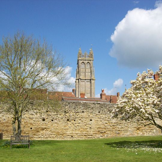 Glastonbury Abbey Precinct Wall From No.2 Silver Street To Abbey Gatehouse