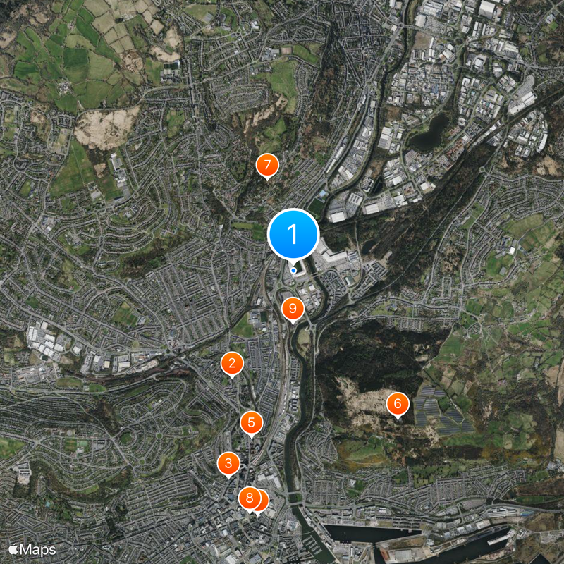 Liberty Stadium Map