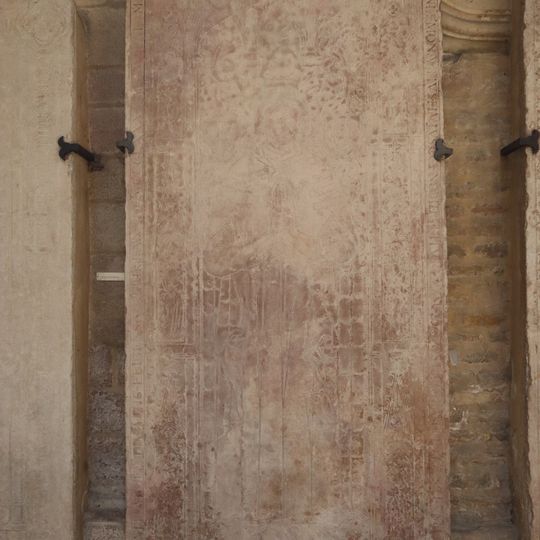 Dijon St Benigne cathedral, Wladislaus of Poland ledger stone