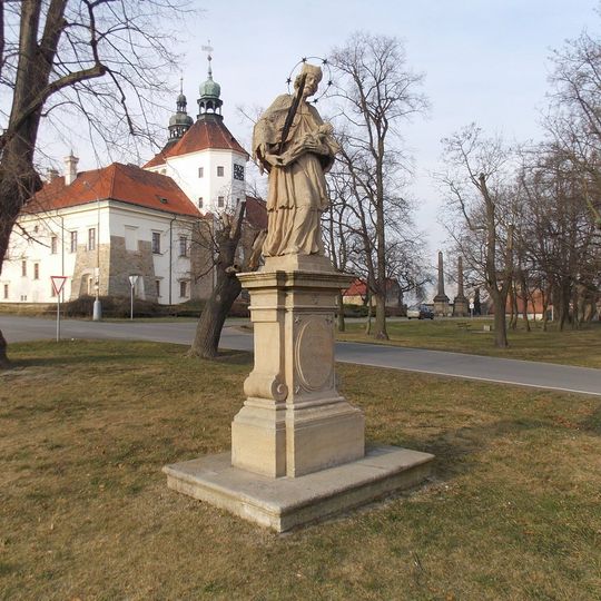 Statue of John of Nepomuk in Smečno