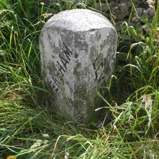 Boundary Stone Opposite Leasgill Cottage
