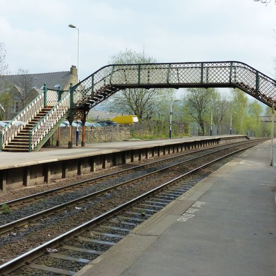 Footbridge At New Mills Station
