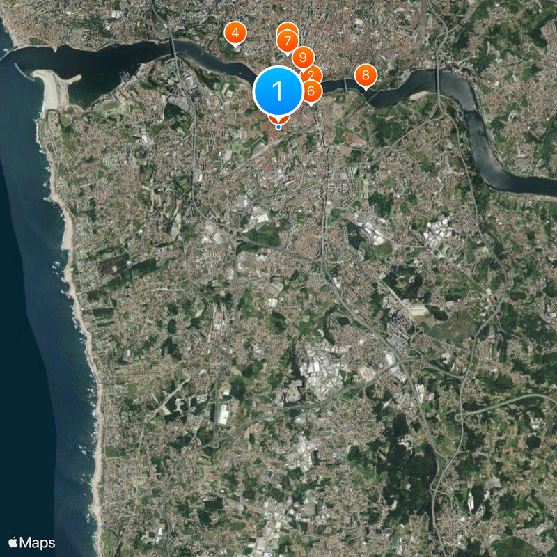 Vila Nova de Gaia Map