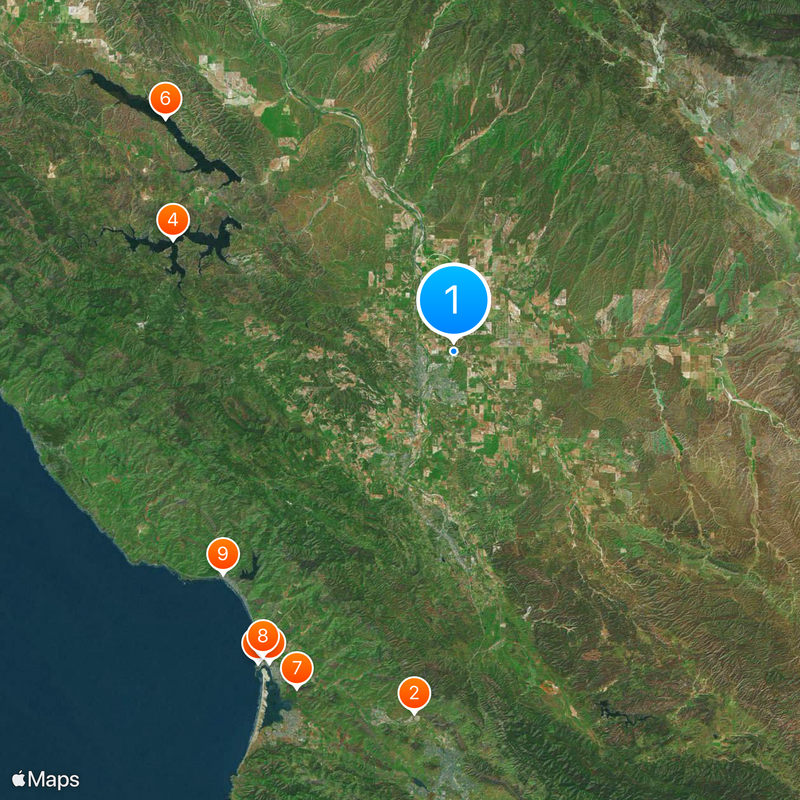 California State Route 46 Mapa