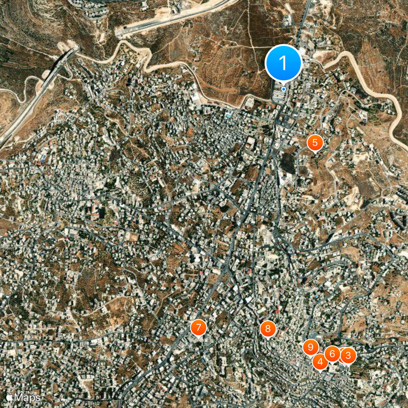 Tombeau de Rachel Carte