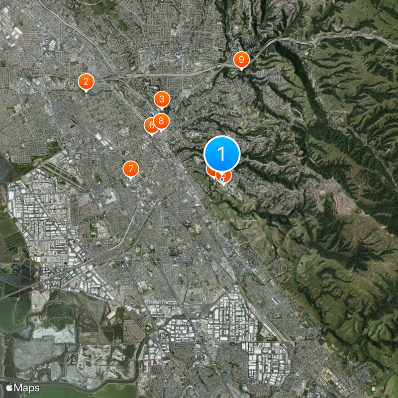California State University, East Bay Map