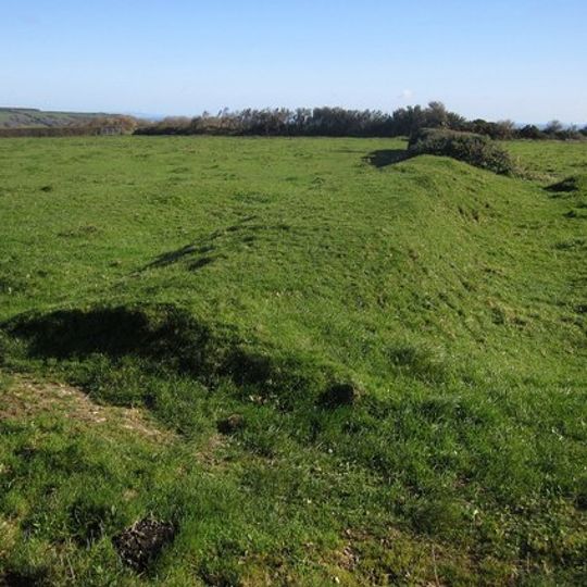 Prehistoric field system on the cliffs above Littlecombe Shoot