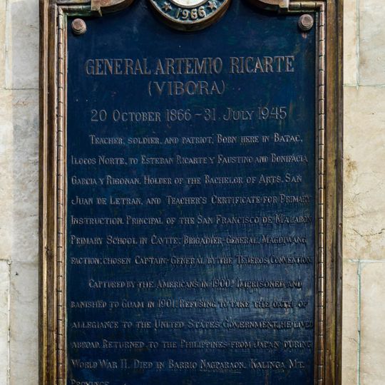 General Artemio Ricarte historical marker
