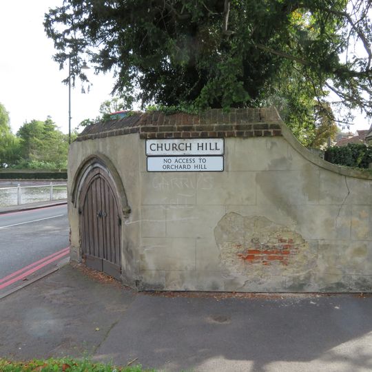 North Churchyard Wall Including Former Fire Engine House At West End