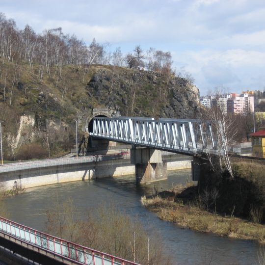 Železniční most přes Ohři v Karlových Varech