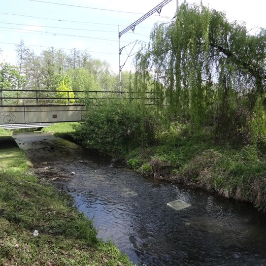Železniční most přes Pšovku u Velkého Borku