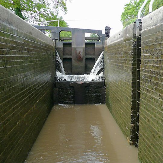 Llangollen Branch of the Shropshire Union Canal Hurleston Lock Number 1