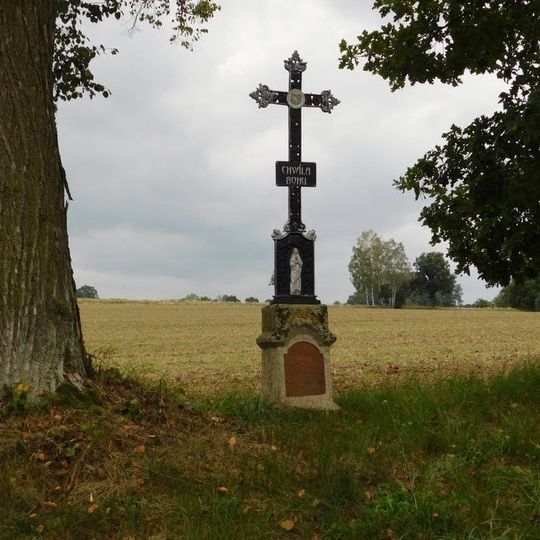 Kříž při cestě k samotě V Ráji