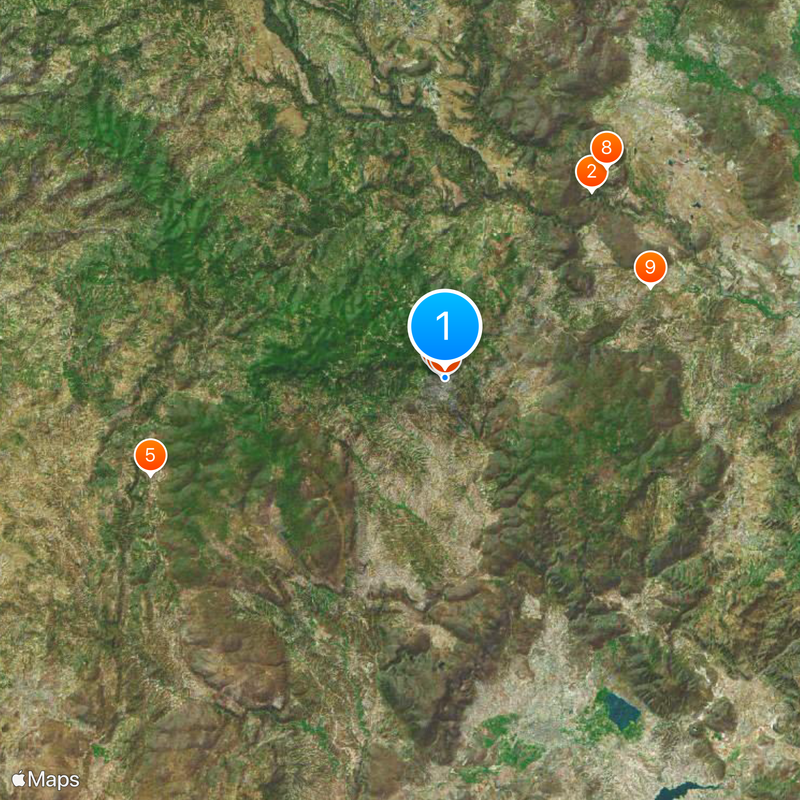 Santa Prisca Church Kaart