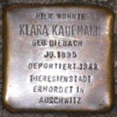 Klara Kaufmann geb. Diebach