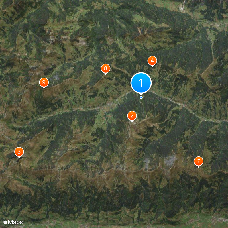 Saalbach-Hinterglemm Map