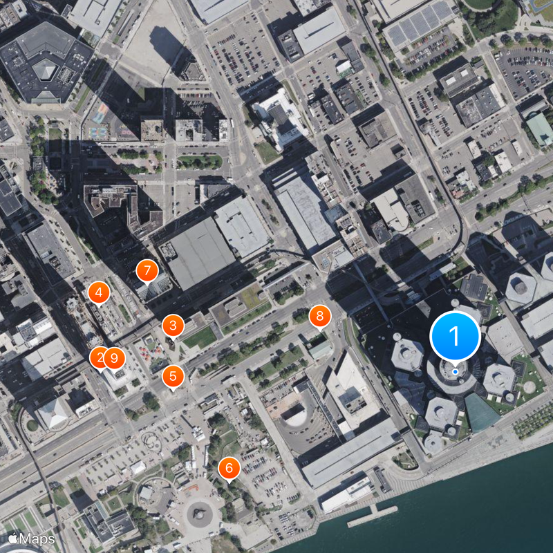 Renaissance Center Carte