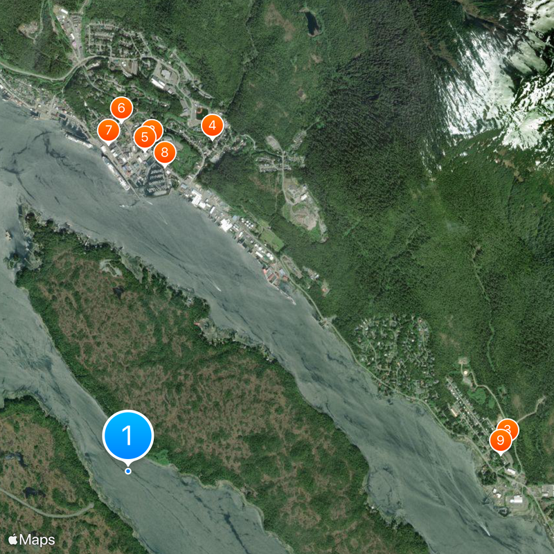 Gravina Island Bridge Map