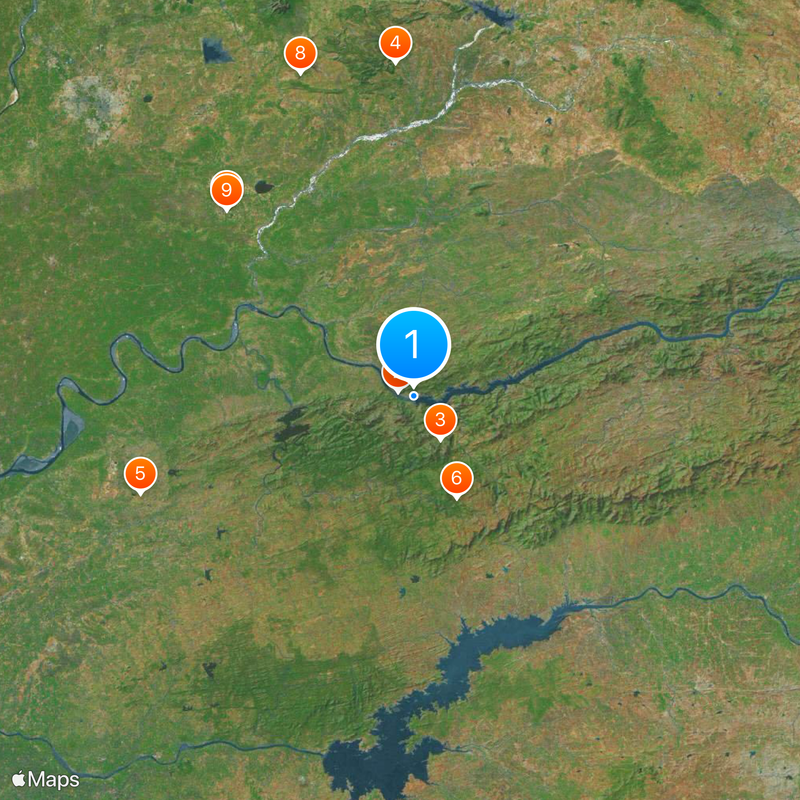 Narmada Dam Project Mapa