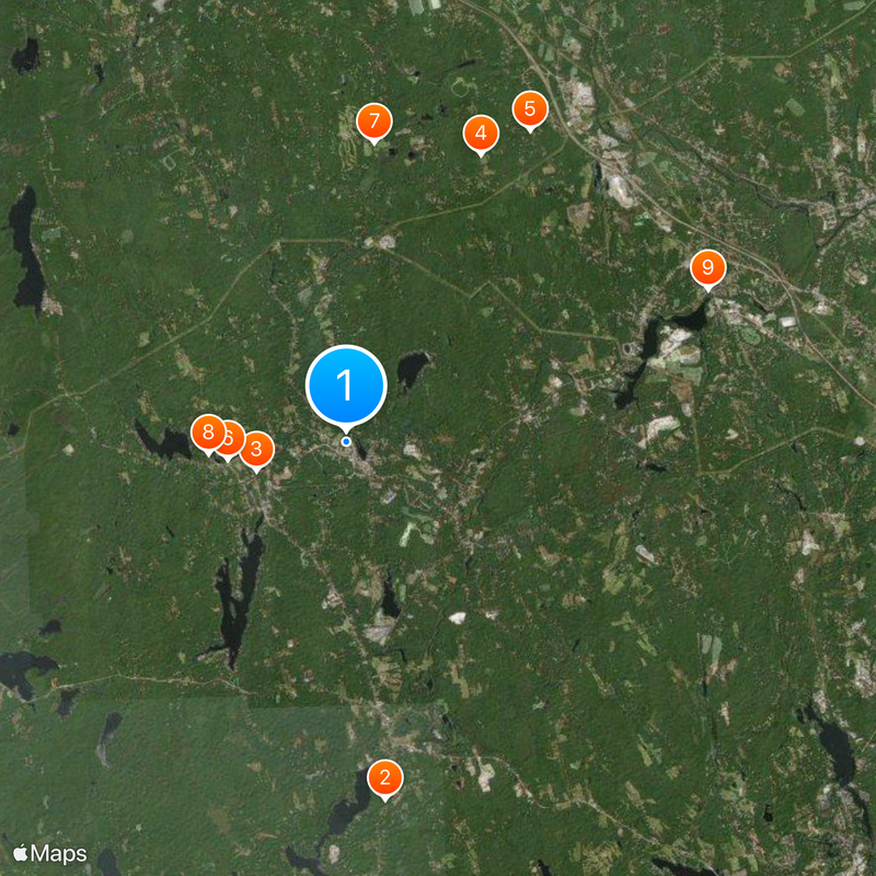 Harrisville Map