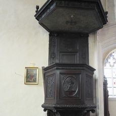 Chaire de la collégiale Sainte-Marie-Madeleine de Champeaux (Ille-et-Vilaine)