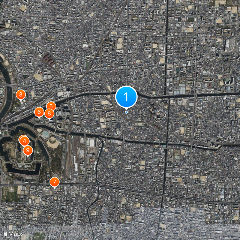 Shigino Station Map