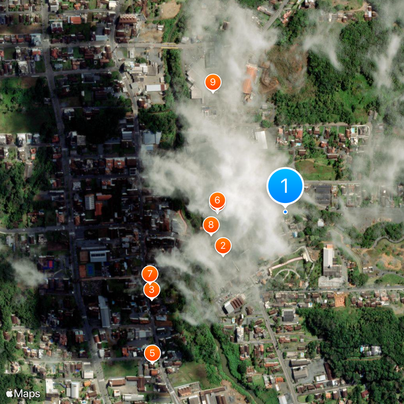 Zoológico Pomerode Mappa