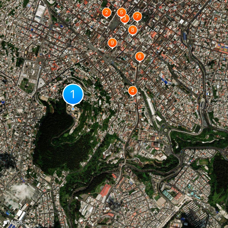 Virgin of El Panecillo Mapa