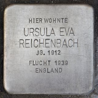 Stolperstein dedicated to Ursula Eva Reichenbach