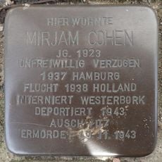 Stolperstein dedicated to Mirjam Cohen