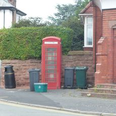 K6 Telephone Kiosk In Forecourt Of Post Office (Post Office Not Included)