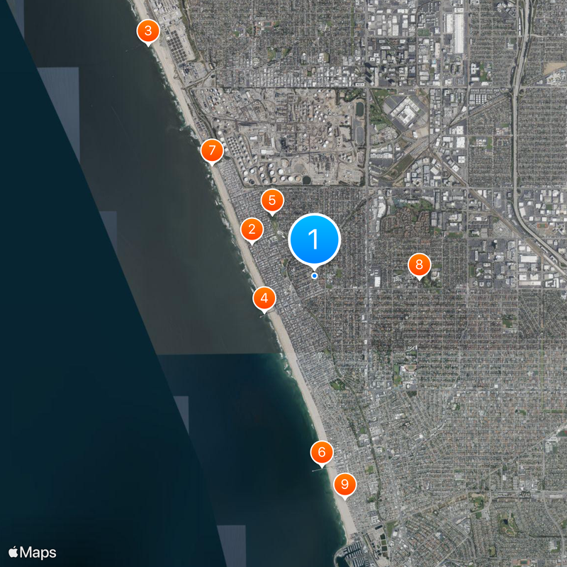 Manhattan Beach Mapa