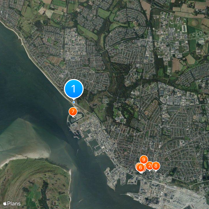 Der Mensch am Meer Karte