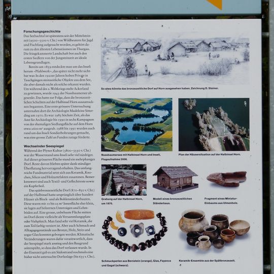 Nussbaumersee, Bestandteil des UNESCO Welterbeobjekts "Pfahlbauten"