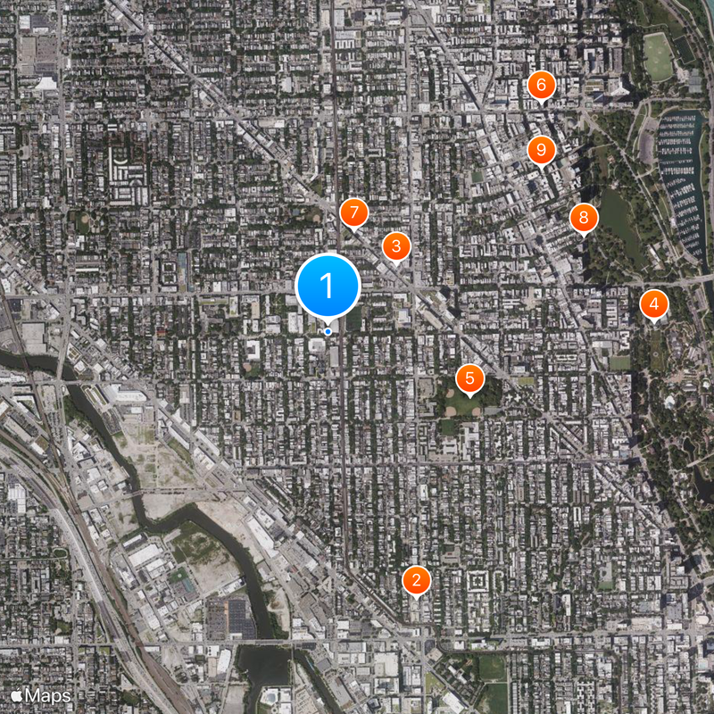 Universidad DePaul Mapa