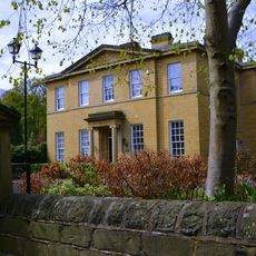 Boundary Wall To Lawns House With Gate Piers And Gates