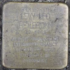 Stolperstein en memoria de Levy Leo Heilbrunn
