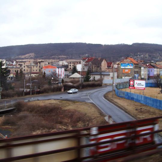 Most západní větve Majakovského ulice přes Ždírnický potok