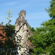 Heiligenfiguren St. Florian und Hl. Johannes von Nepomuk