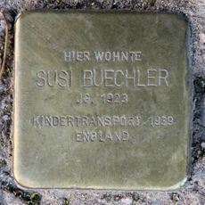 Stolperstein dedicated to Susi Buechler
