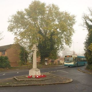 War Memorial at the Junction with Church Road