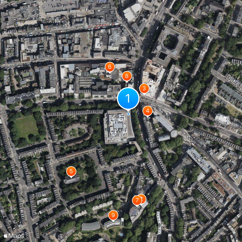 Cancer Research UK Map