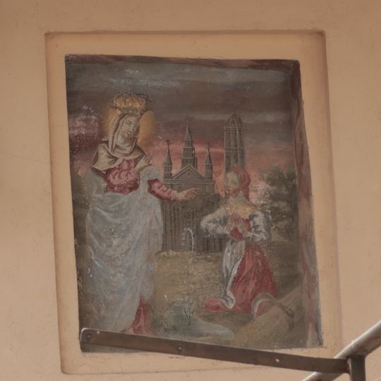 Affresco Beata Vergine di Caravaggio