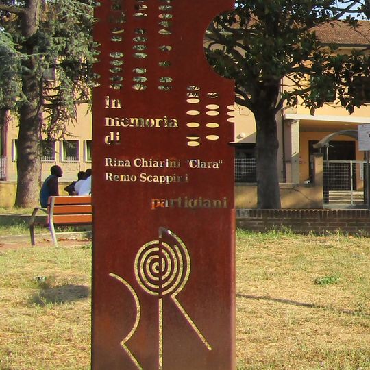 Stele a Rina Chiarini e Remo Scappini