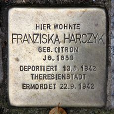Stolperstein en memoria de Franziska Harczyk