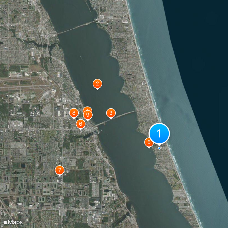 Melbourne Beach Map