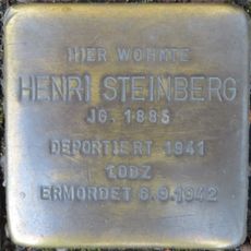 Stolperstein en memoria de Henri Steinberg